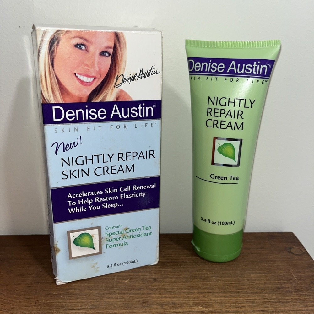 Vintage Denise‎ Austin Nightly Repair Skin Cream 3.4 Oz Discontinued Rare HTF